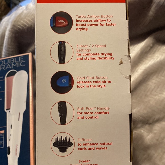 NEW  BUNDLE OF 2 HEAT STYLING TOOLS FOR HAIR - Picture 9 of 9